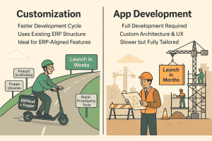 Customization faster development cycle