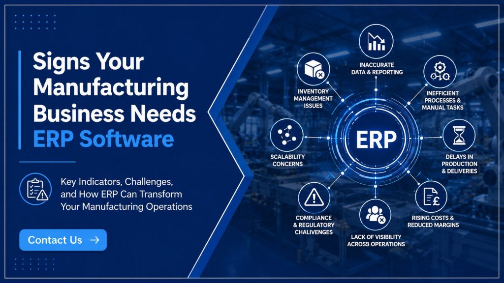 Signs Your Manufacturing Business Needs ERP Software
