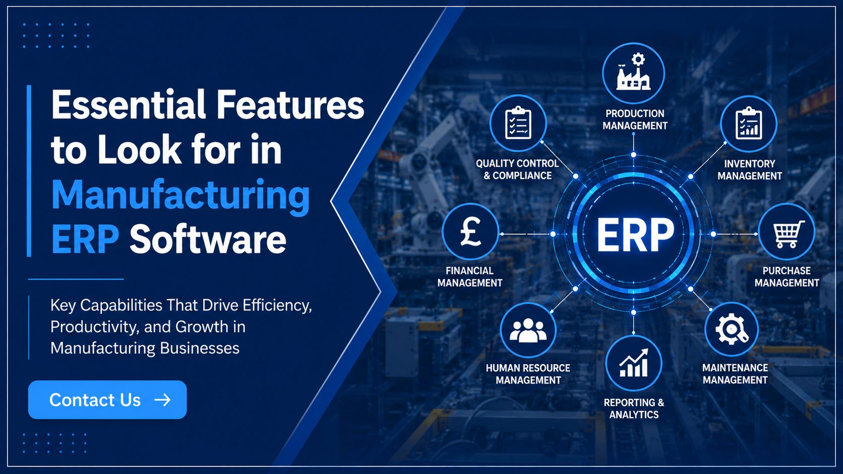 Essential Features to Look for in Manufacturing ERP Software