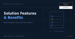 Supply Chain Solution Features & Business Benefits